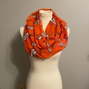 Orange Broncos Infinity Scarf
